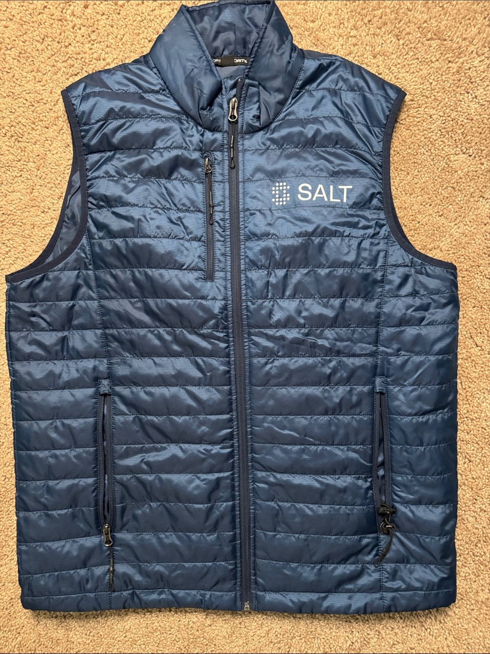 Salt Port Authority Navy Quilted Jacket